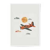 Airplane Photographic Print, Kids Room Decor, Aviation Art, Airplane Wall Art, Nursery Print, Airplane Decor, Aviation Gift, Airplane Poster - Tawshia
